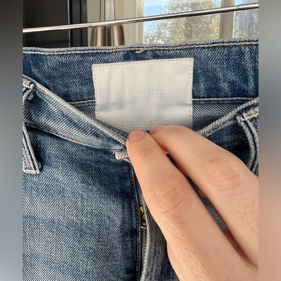NWOT Mother high waisted skimp jeans - Picture 5 of 6